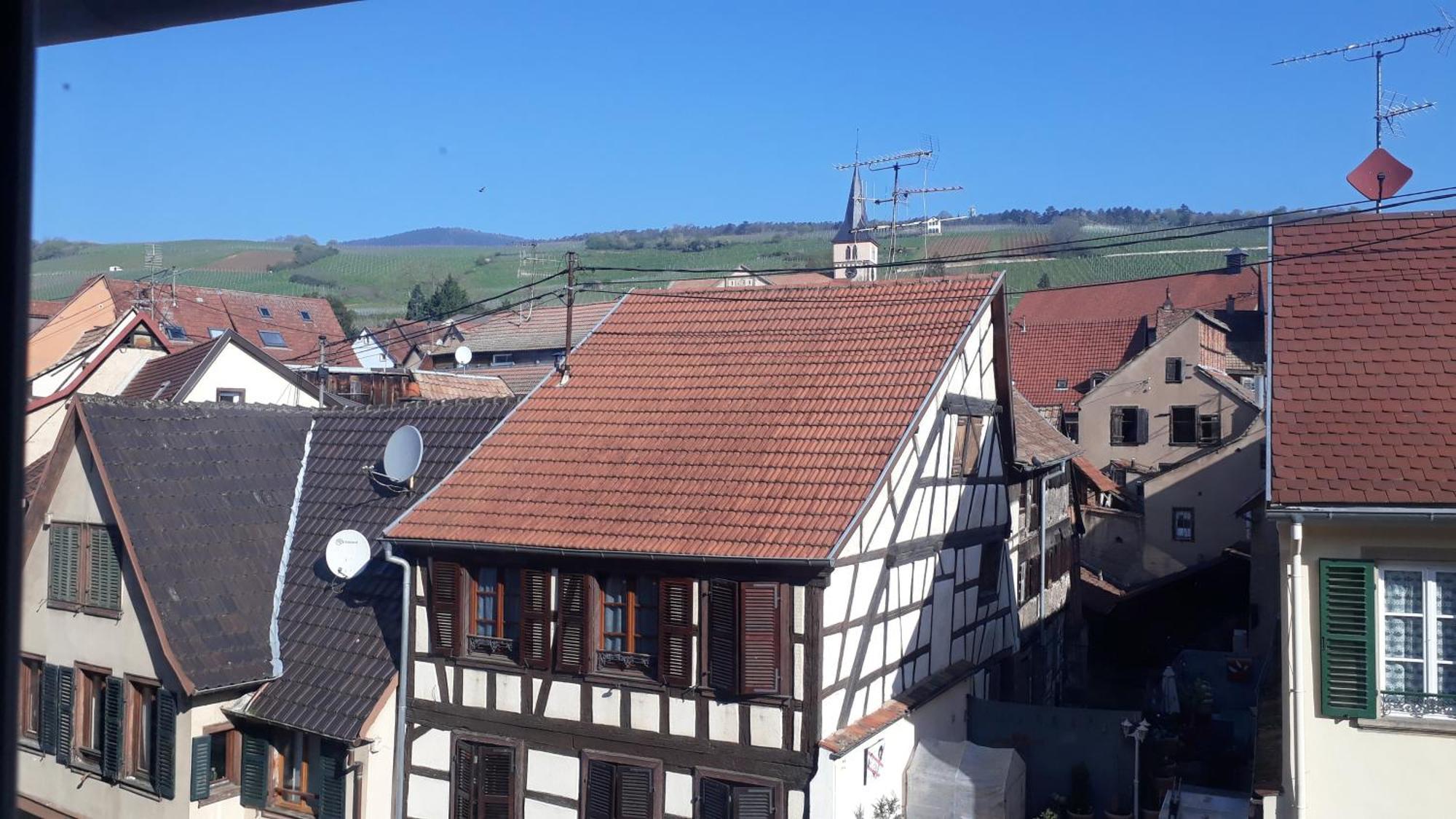 Апартаменты Au-Dessus Des Toits Plein Centre Avec Vue Sur Les Vignes Барр Экстерьер фото
